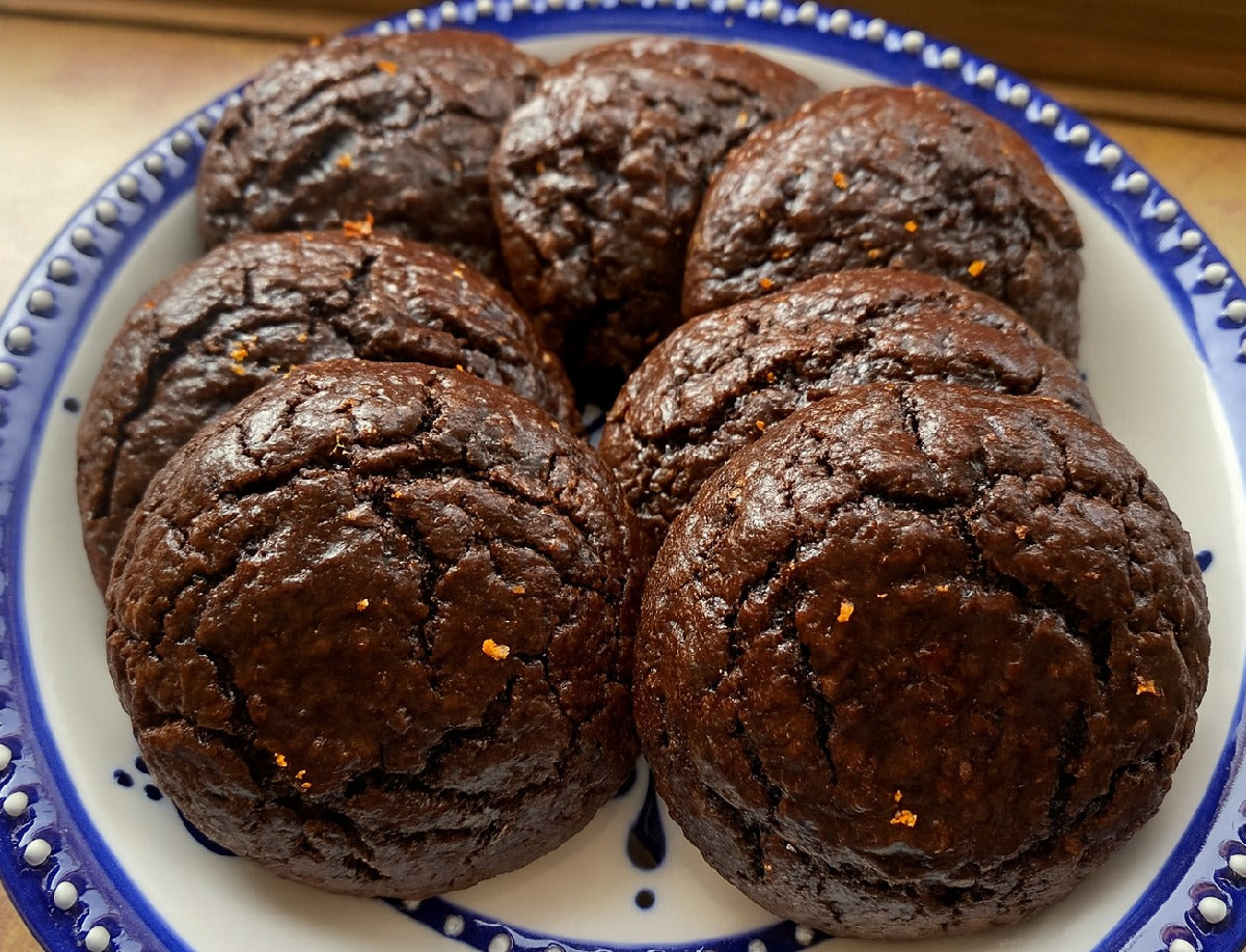 Chocolate-Orange Brownie Cookies