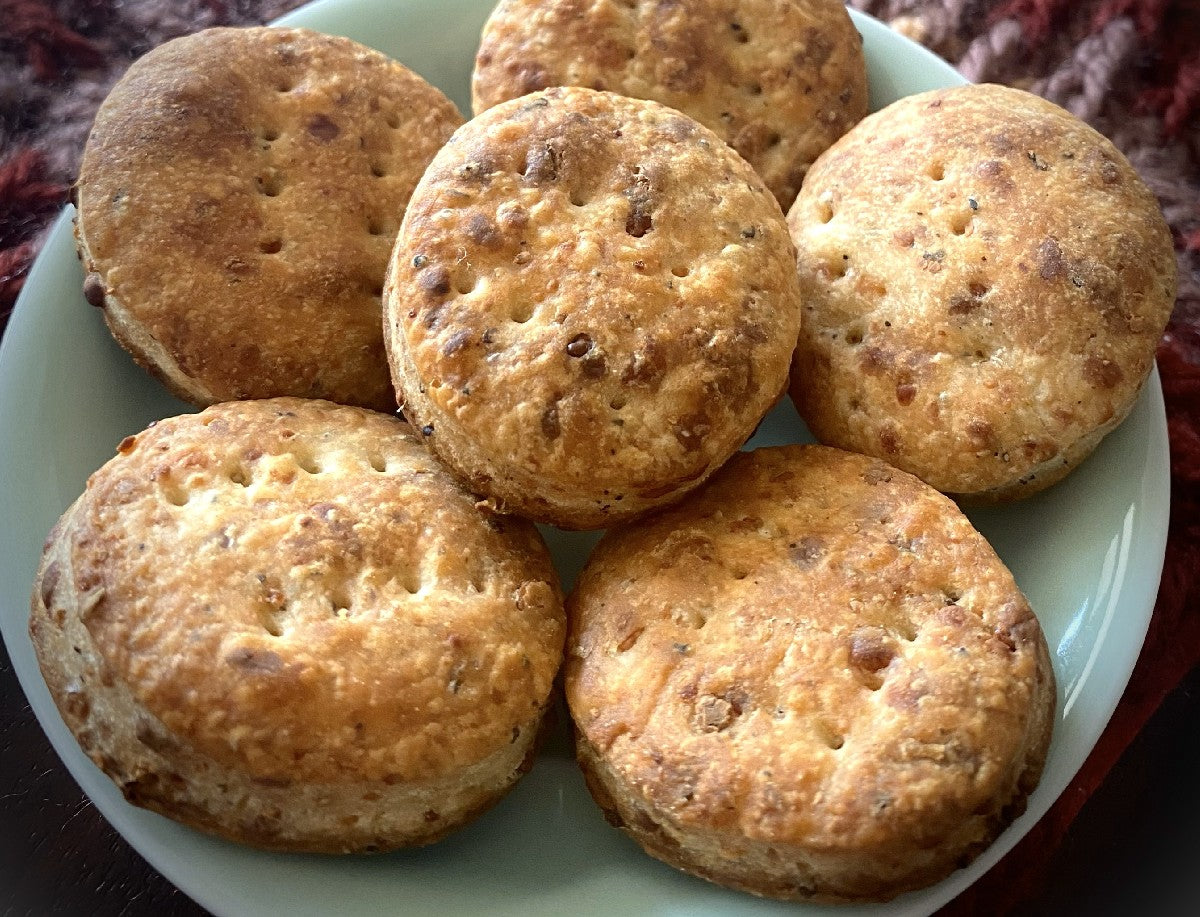Herb-n- Cheese Savoury Shortbread Cookies