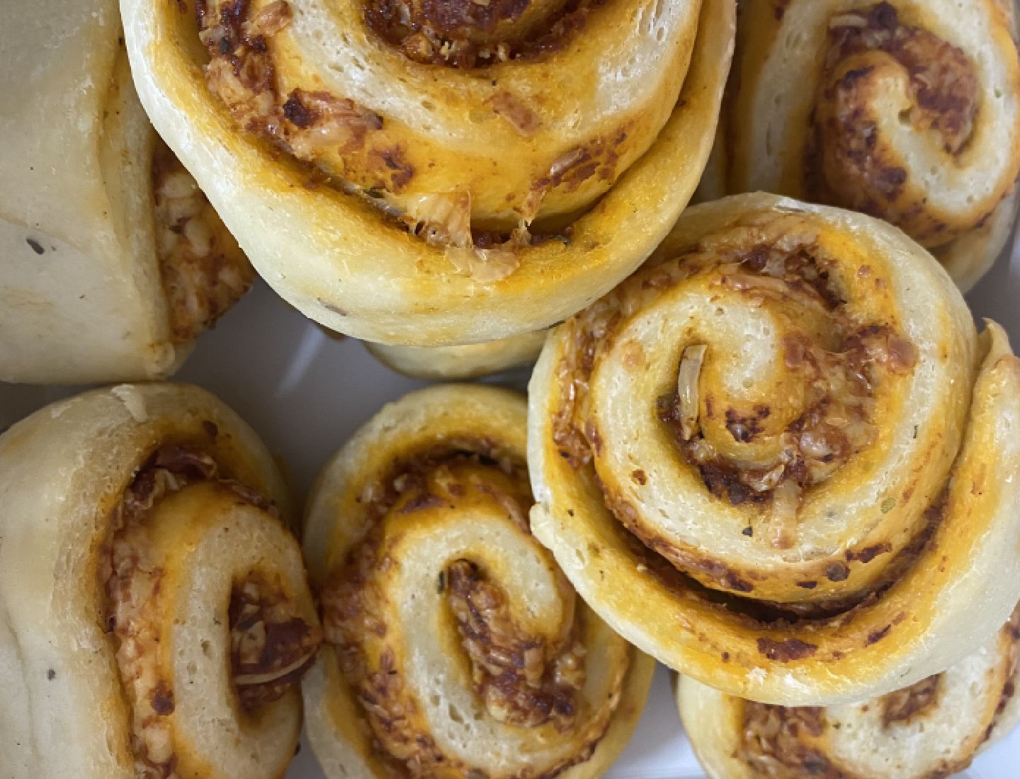 Marinara Sauce and Cheese Twists