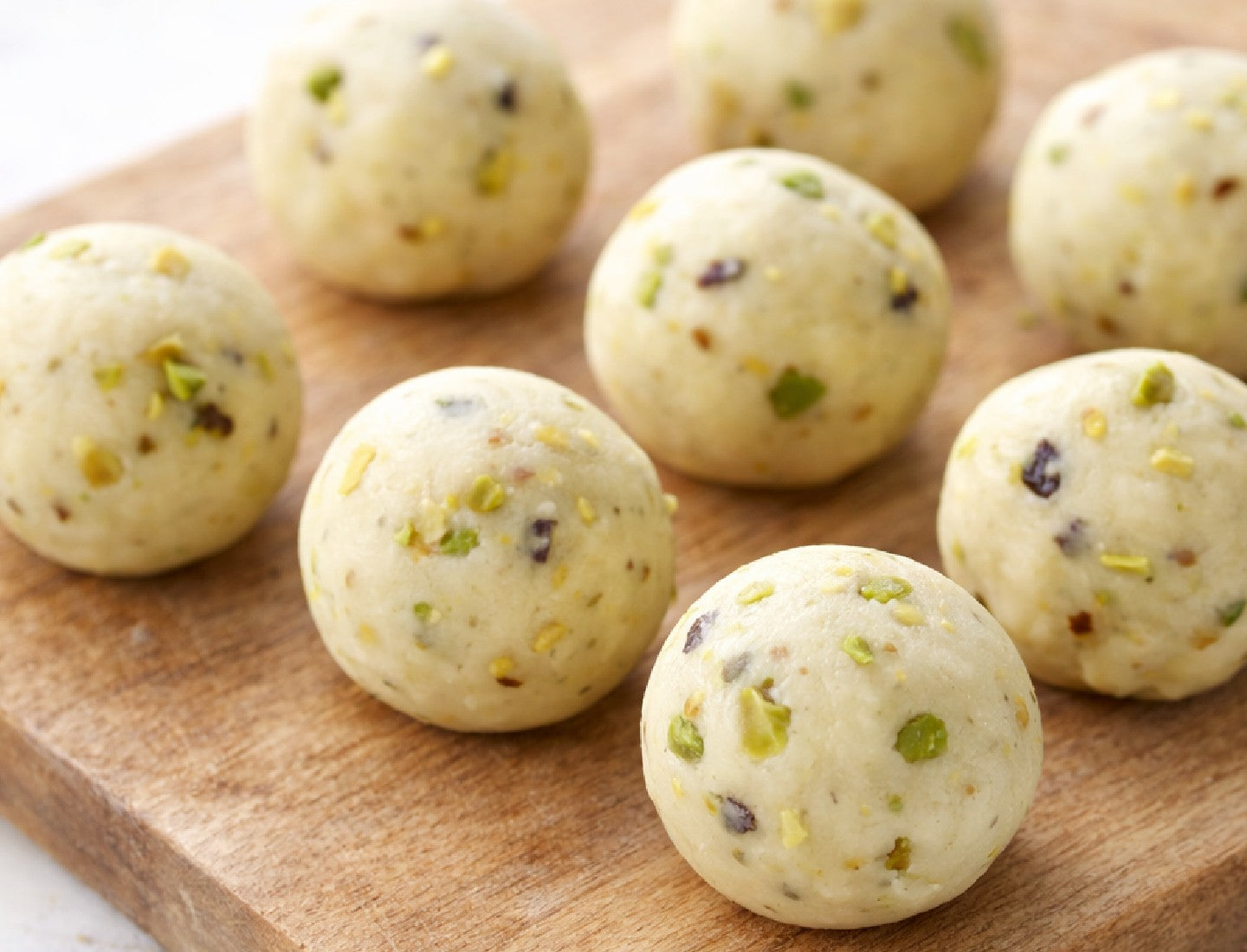 Pistachio Shortbread Cookie Dough